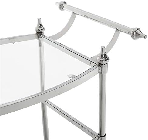 Metal Bar Cart in Chrome N889154