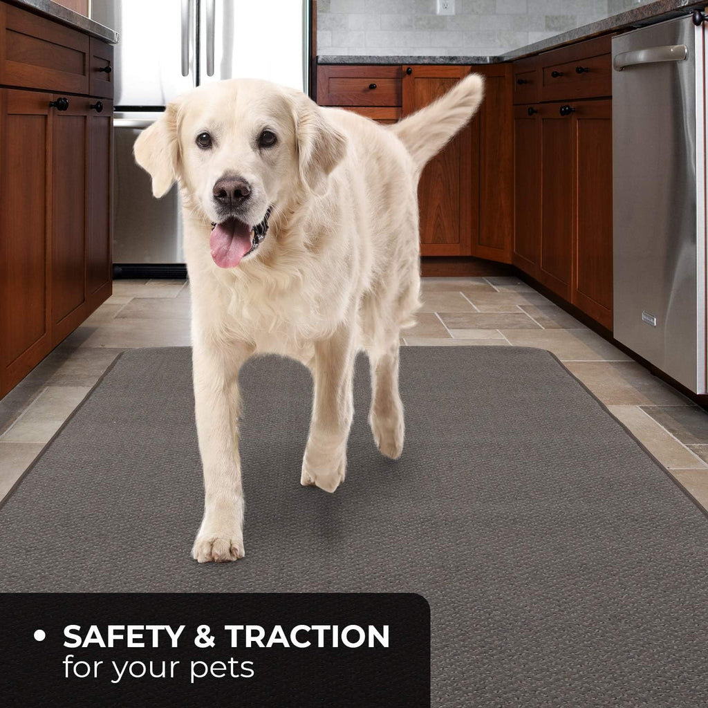 Gray 16 Feet X 27 Inches Carpet Runner V24556