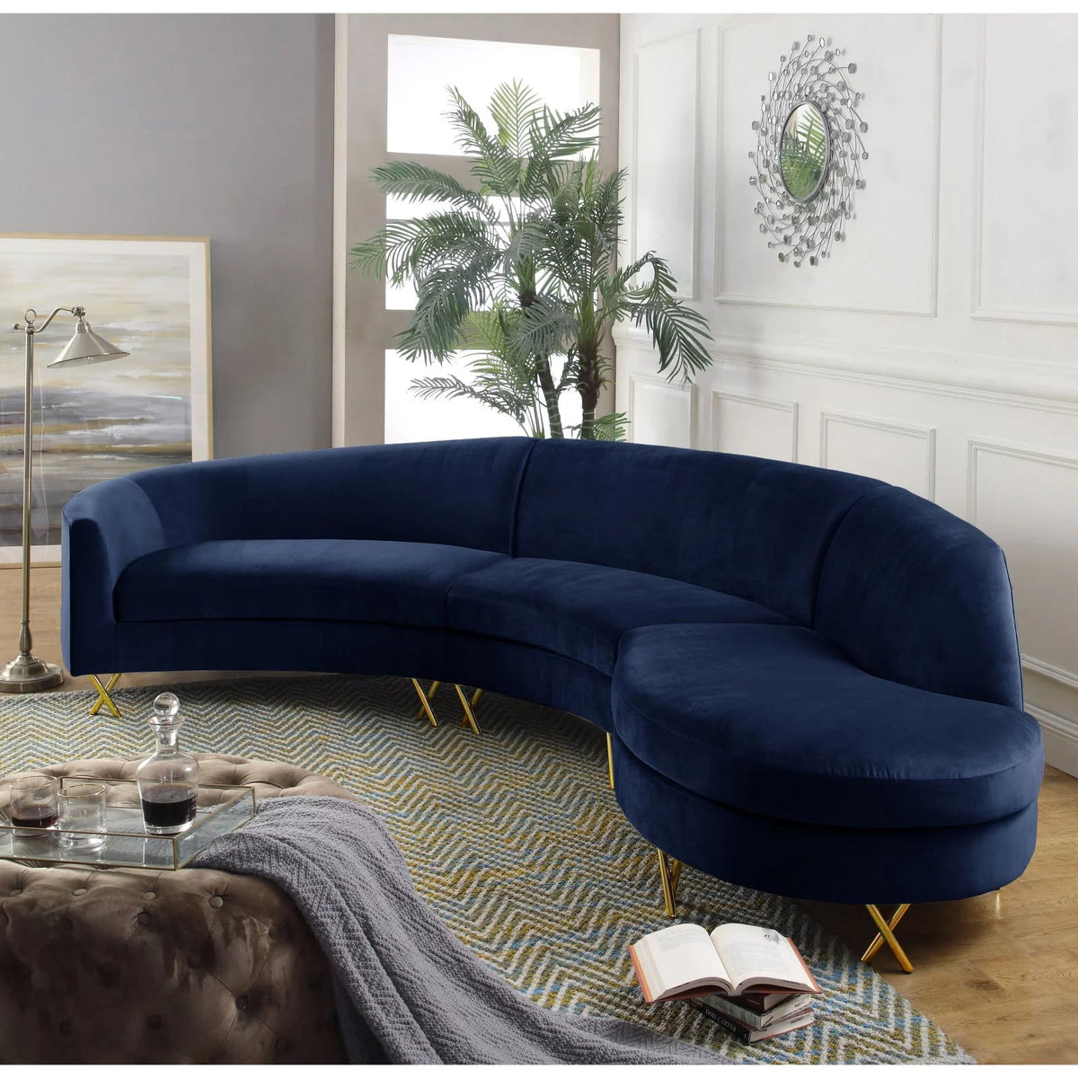 Upholstered Sectional Sofa K157