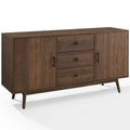 Wooden Mid-Century Modern Sideboard in Brown R775062