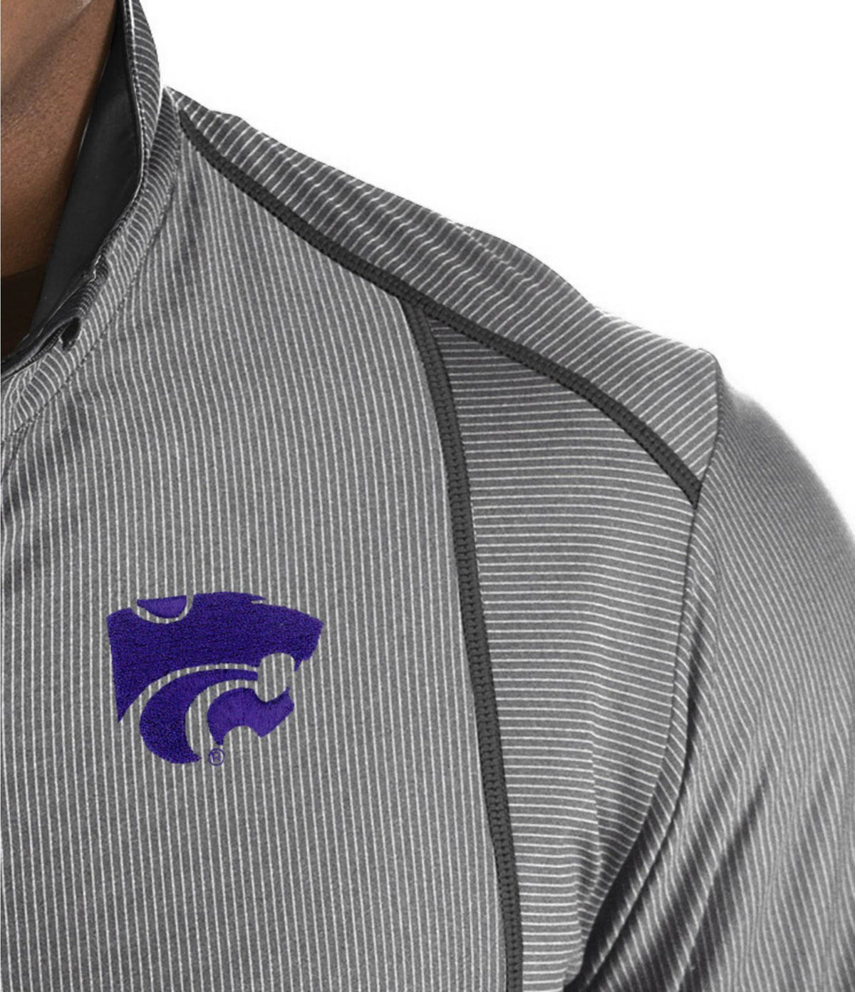 Michigan State Black Half-Zip Pullover E4308