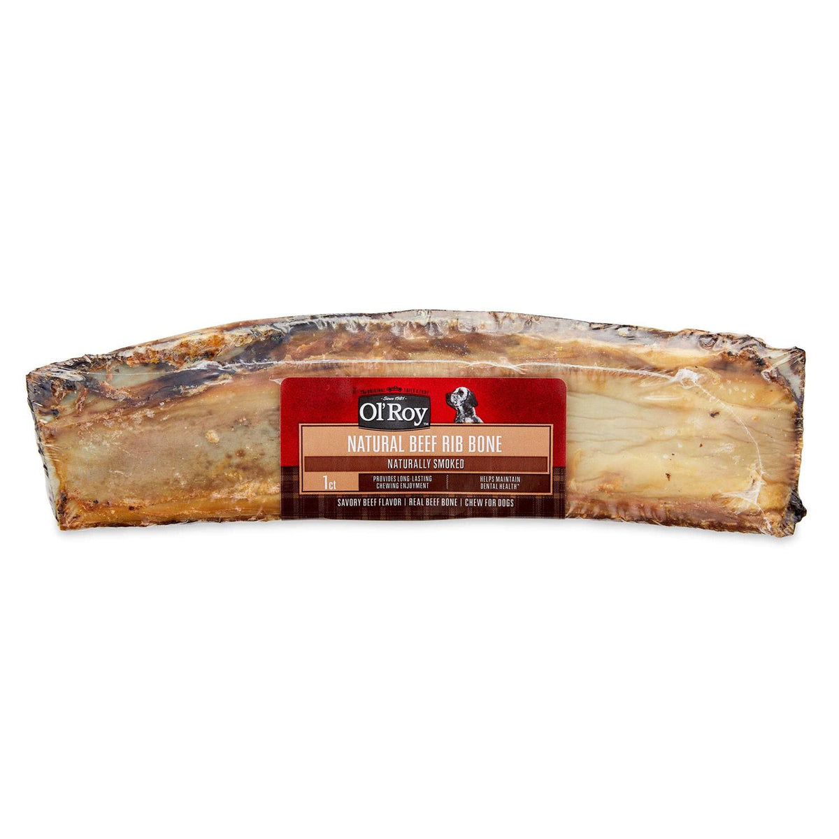 Natural Beef Rib Bone Chew for Dogs I153679