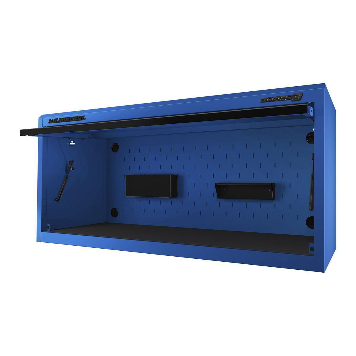 56 in. x 22 in. Blue Work Center Hutch M571574