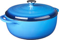7.5 Quart Enameled Cast Iron Dutch Oven with Lid R253