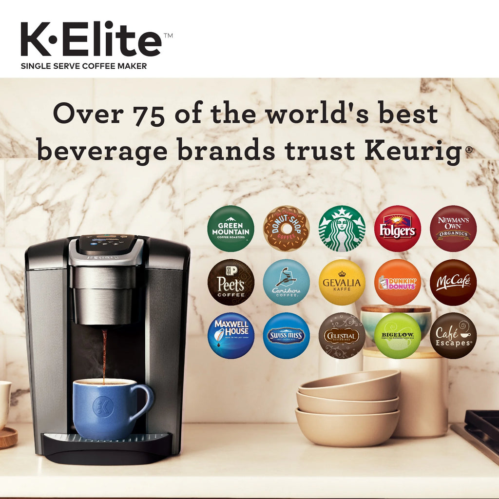 Brushed Slate Single-Serve K-Cup Pod Coffee Maker W971