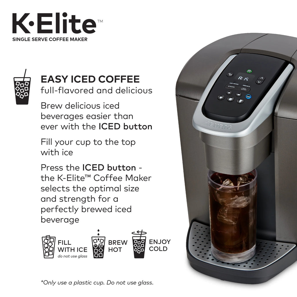 Brushed Slate Single-Serve K-Cup Pod Coffee Maker W971