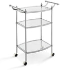 Metal Bar Cart in Chrome N889154