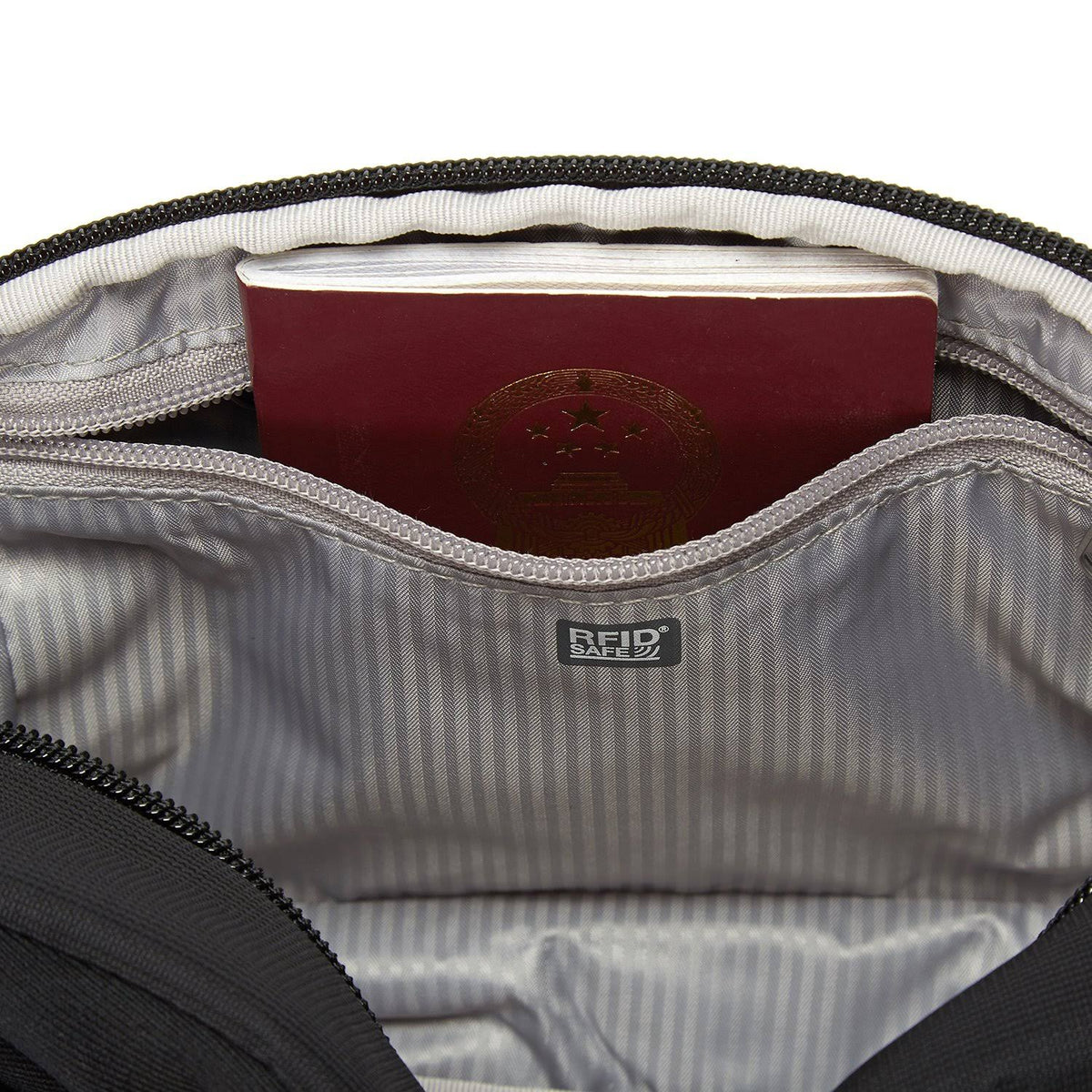 Black Anti-Theft Hip Pack Q440196