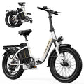 48V 15AH 750W Folding Electric Bike 20" Fat Tire E8692