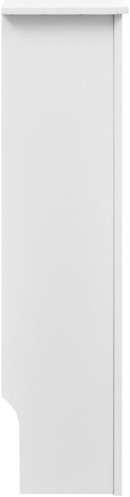 White MDF Radiator Cover K8670