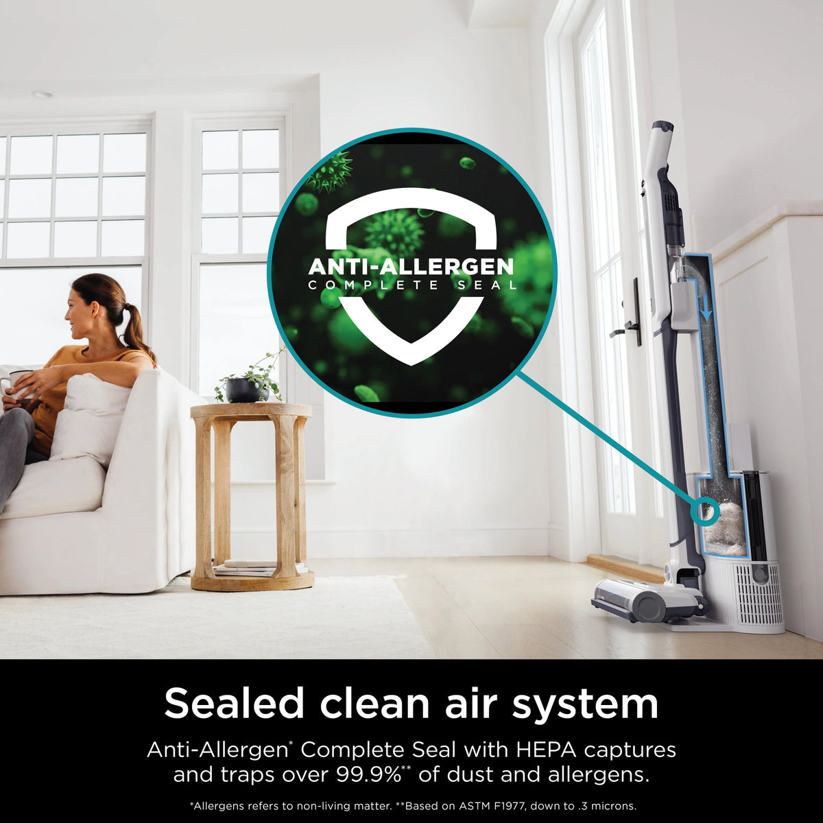 Cordless Stick Vacuum Cleaner with HEPA Self-Empty Base S6466
