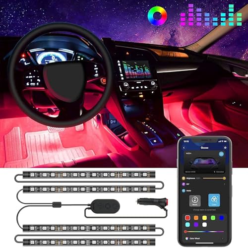 Smart RGB Car LED Lights with App Control H2781