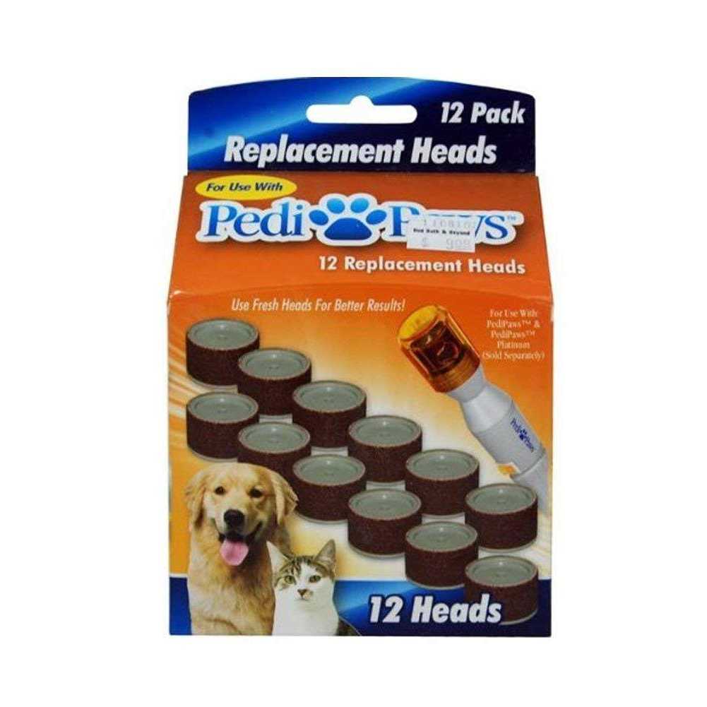 Pedipaws Replacement Filing Heads 12 Replacement Heads W635