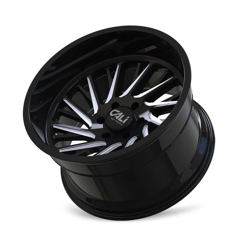 22x12 8x170 Black Milled Wheel E9918