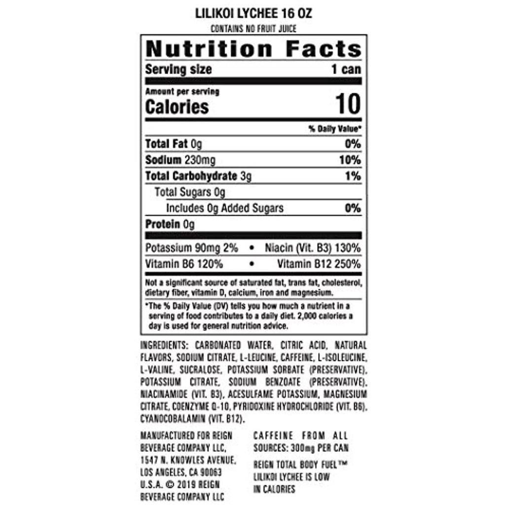 Lilikoi Lychee 16 fl oz Energy Drink G109