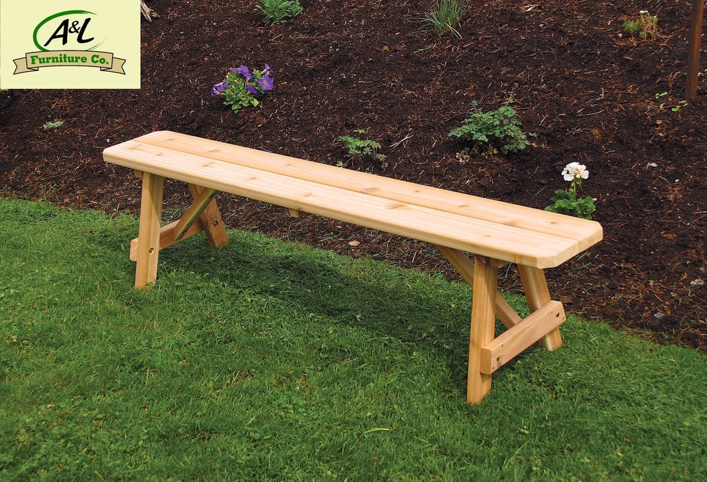 Gray Stain Backless Bench C4615