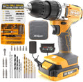 58 Piece 18V Pink Drill Driver & Multi Bit Set with S2 Steel Bit Set in Storage Zipper Case R50611