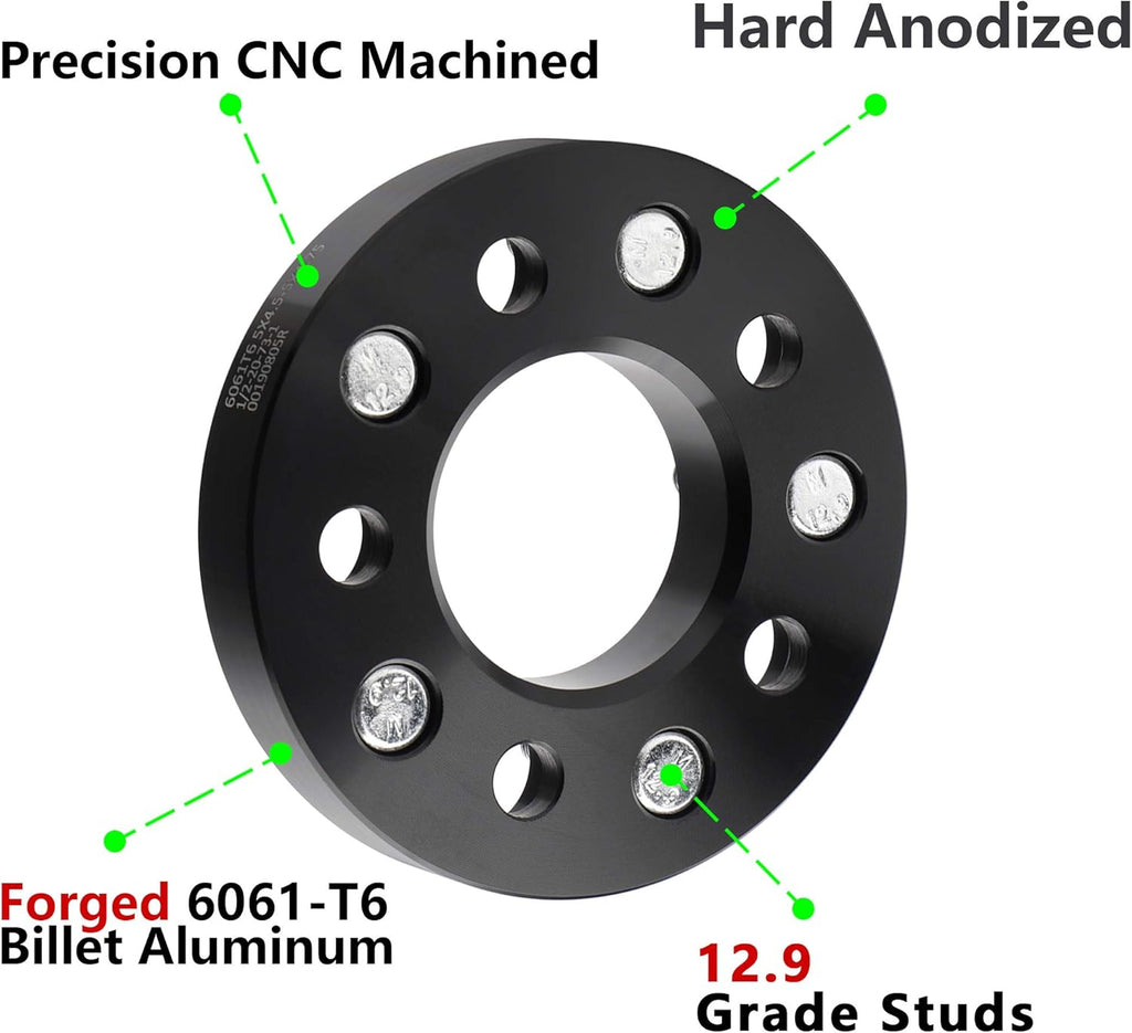 5x4.5 to 5x4.75 Wheel Adapters, 1 inch, 73mm Hub Bore K2327