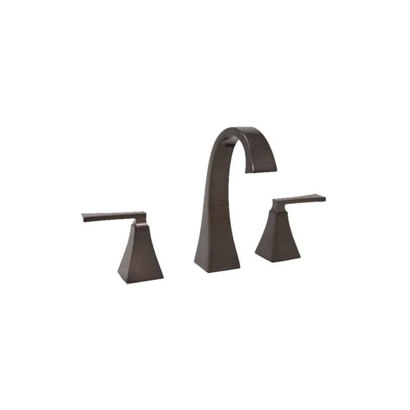 Oil Rubbed Bronze Widespread Bathroom Faucet with Pop-Up Drain R5572