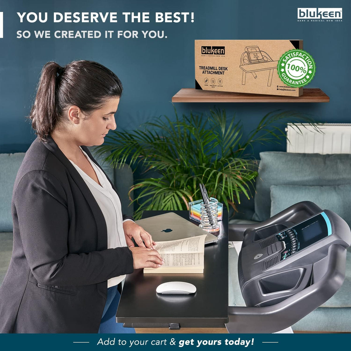 Treadmill Laptop Desk Attachment Pack of 2 U32273
