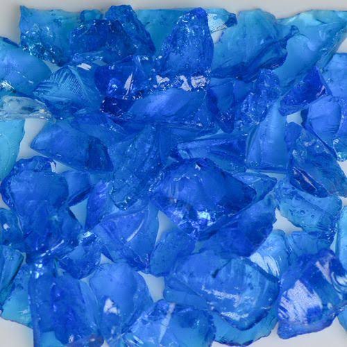 Turquoise Terrazzo Glass - 25 lbs F588504