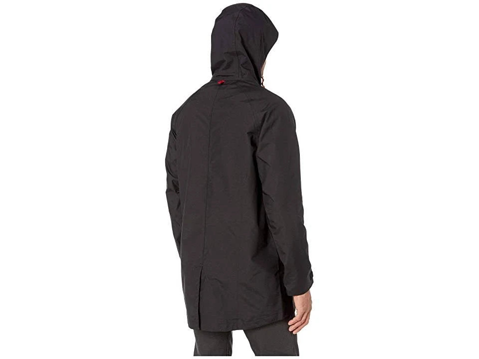Black Tech Trench 3L Coat D832275