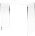 Clear Acrylic Rectangular Display Riser, 12 H x 12 W x 6 D, Pack of 2 M775