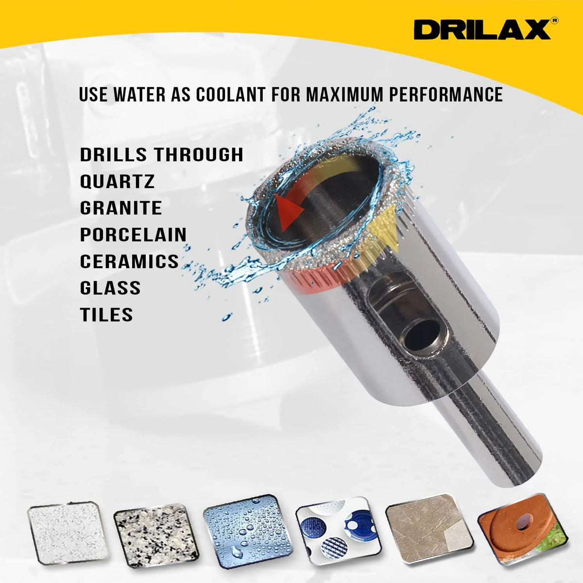 Diamond Drill Bit 10 Pieces Set L8328