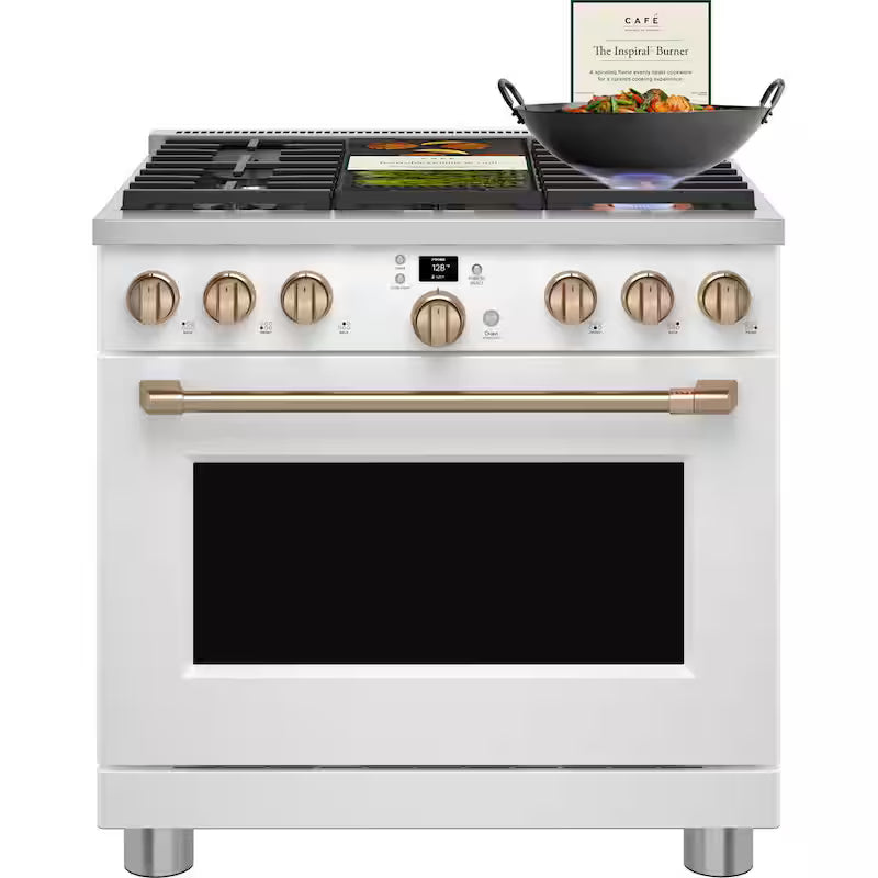 6 Burner Smart Slide-In Gas Range with Air Fry and Convection C3591