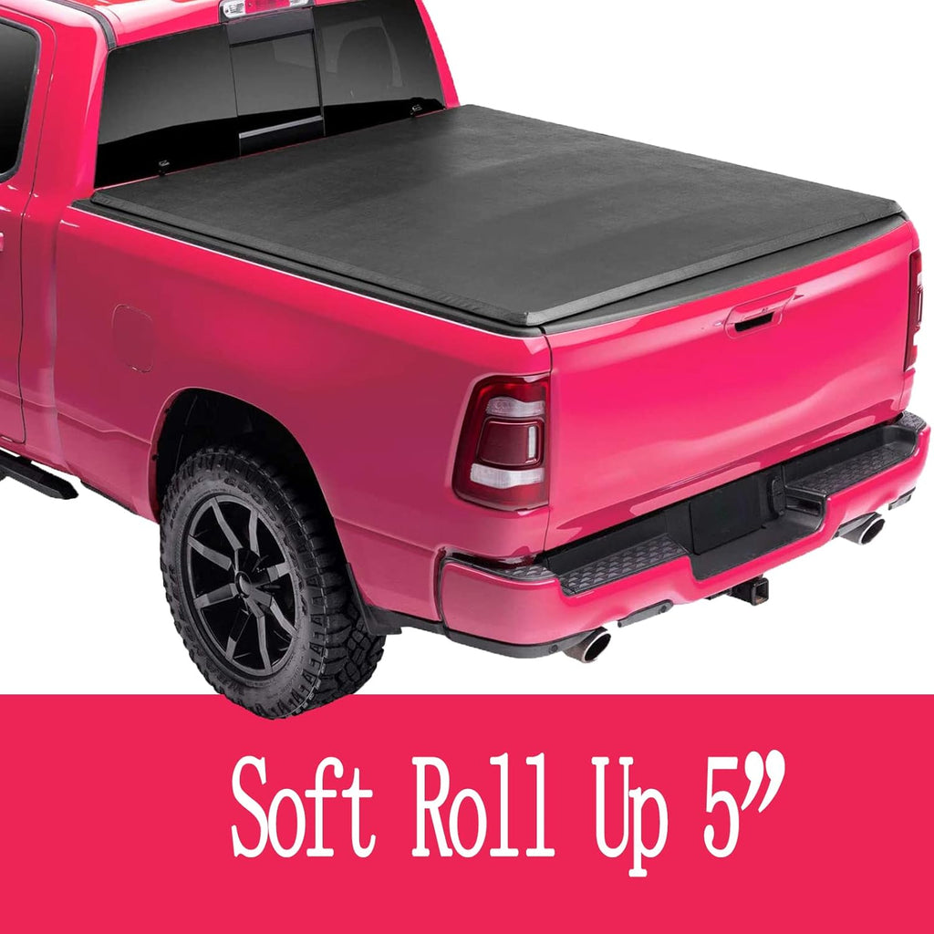 Soft Roll Up Tonneau Cover for 5ft Fleetside Bed F6490