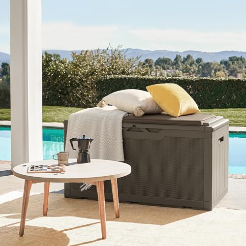 120 Gallon Waterproof Resin Deck Box H783820