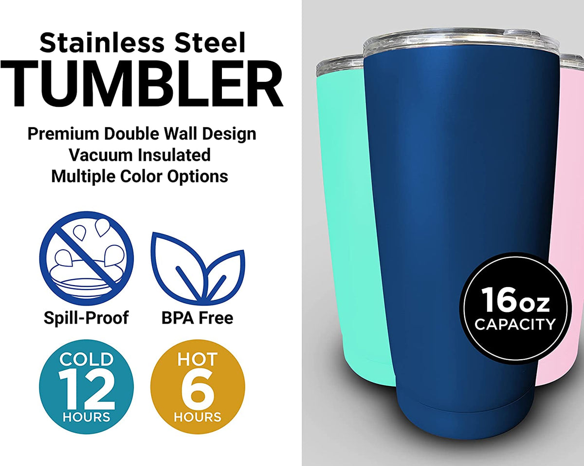 32 oz Engraved Insulated Double Wall Stainless Steel Water Bottle Tumbler A51803