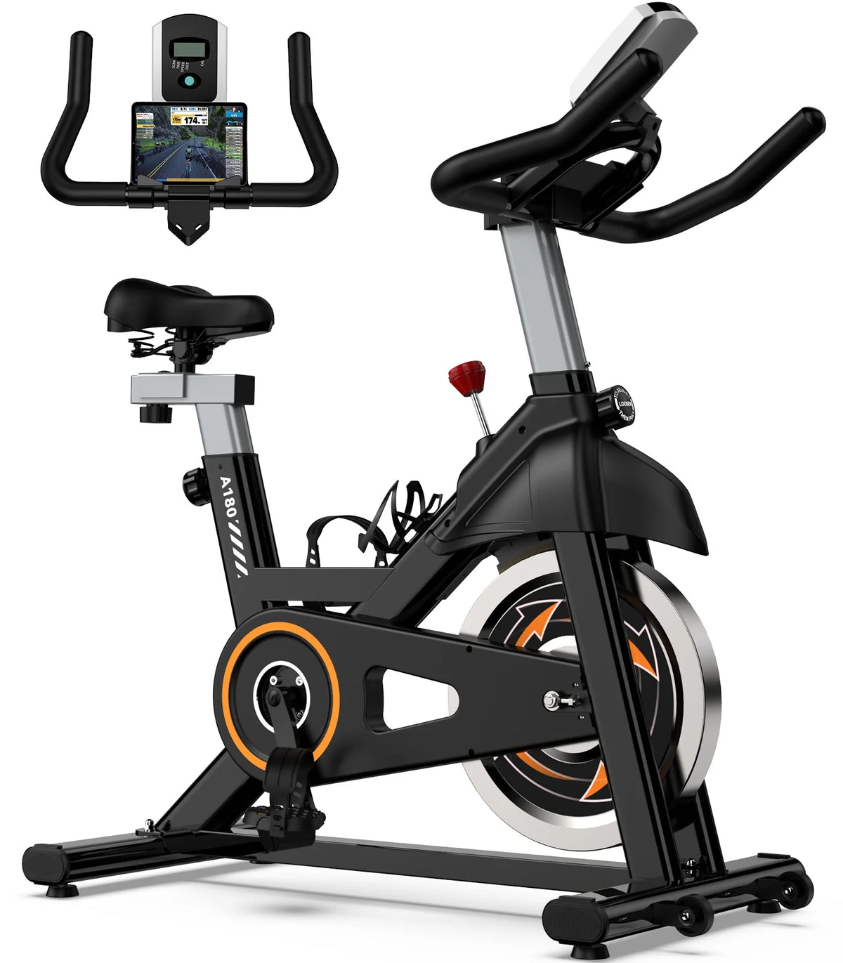 Indoor Cycling Exercise Bike 35 Lbs Flywheel J65860