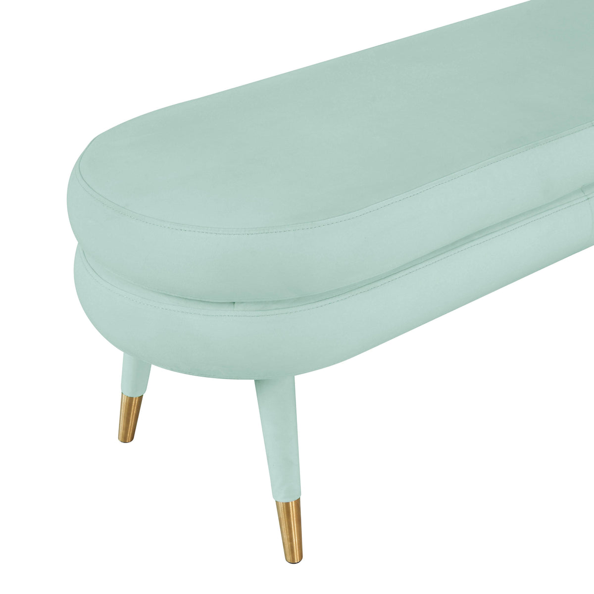 Pink Velvet Bench A832768