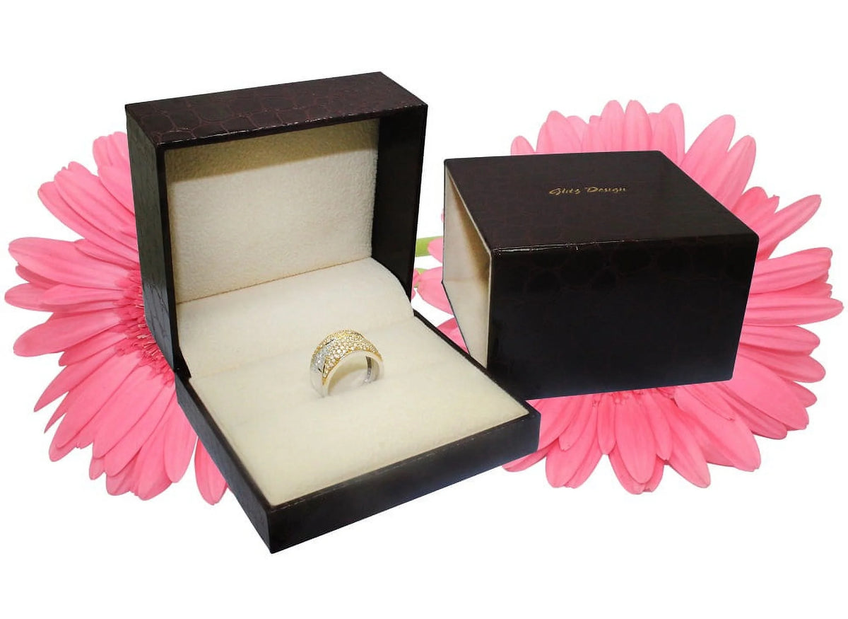 3/4 CT TW 14K White Gold Black Diamond Ring B6411