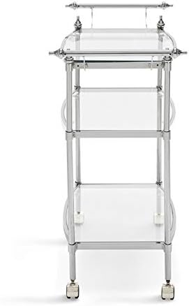 Metal Bar Cart in Chrome N889154