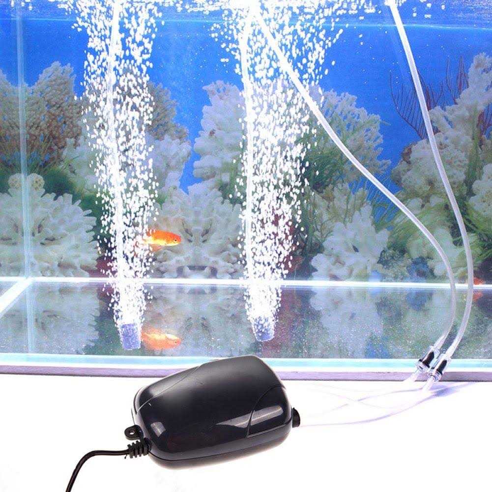 Air Bubble Disk Stone Aerator Aquarium Pump with 2M Silicone Tube I469