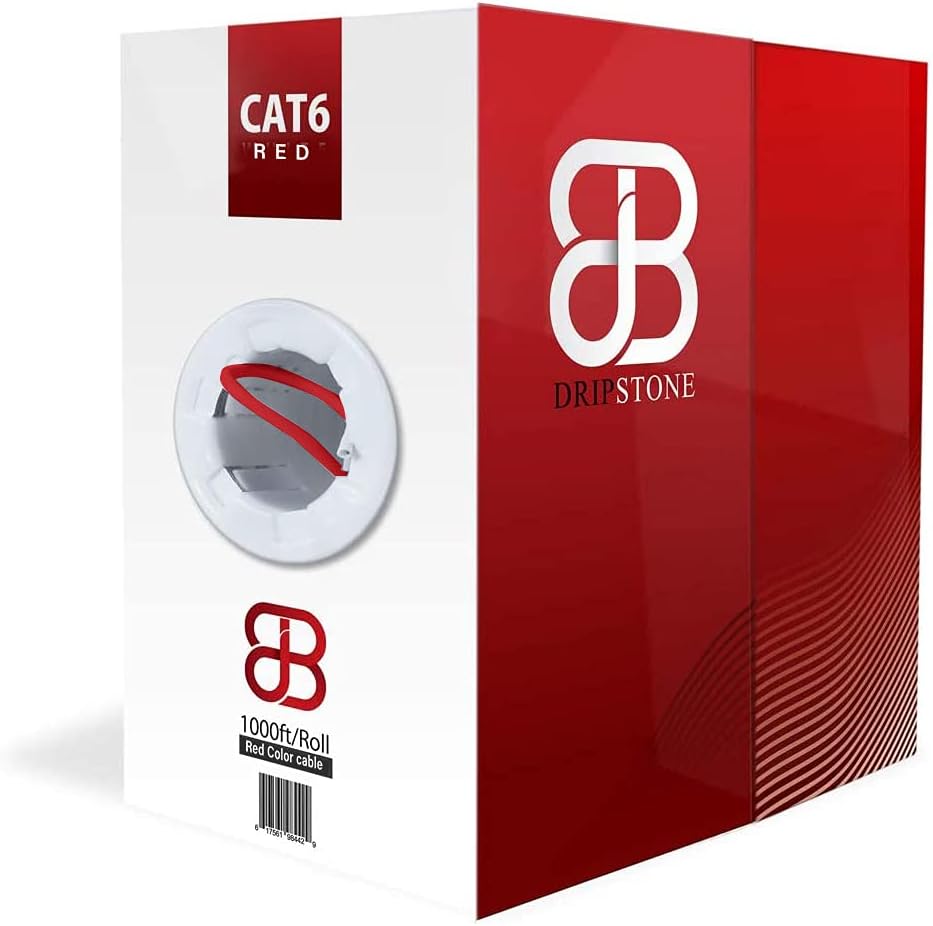 Cat6 Utp Solid Ethernet Cable 1000-feet White R43645