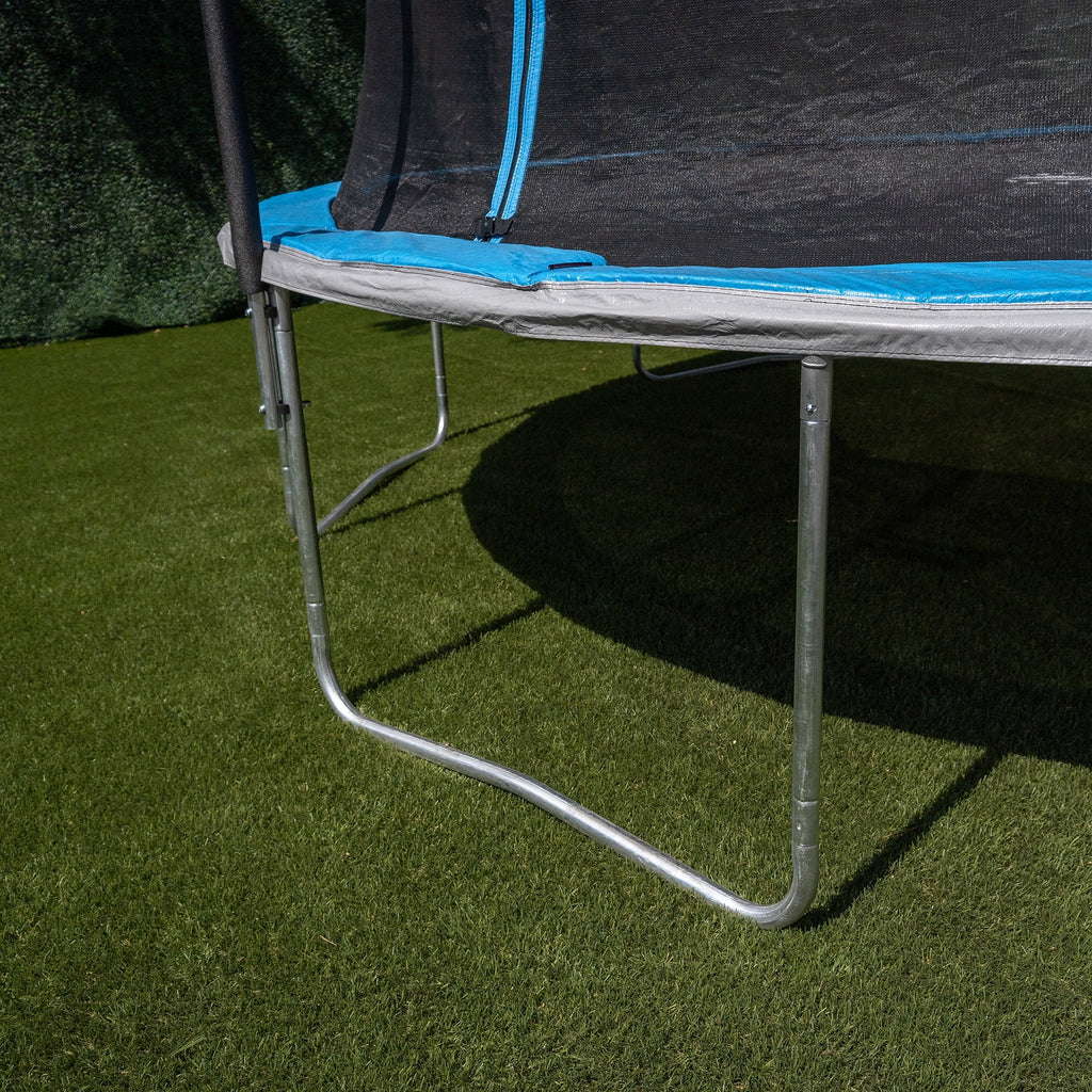 14ft Trampoline and Enclosure with Basketball Hoop S32517