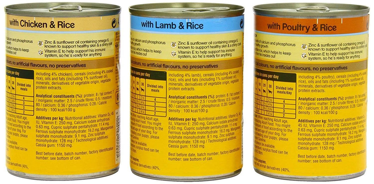 Pedigree Can Cuts in Jelly Tinned Puppy Food 6 X400g N647111