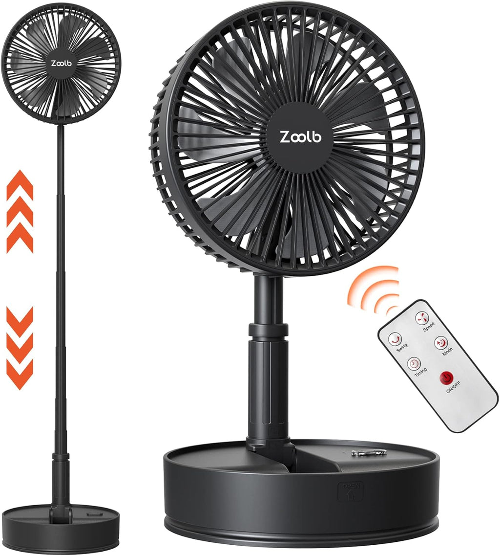 7200mAh Rechargeable Oscillating Portable Standing Fan U17593