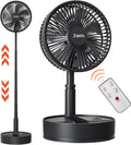 7200mAh Rechargeable Oscillating Portable Standing Fan U17593