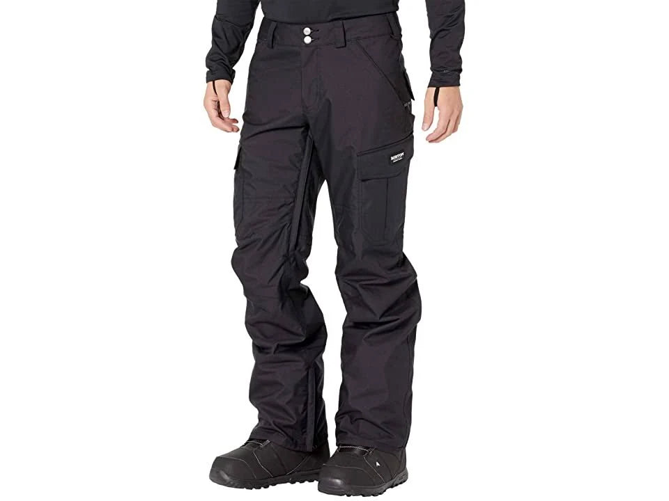 Men's Regular Fit Cargo Pant, Large, Black Z56102