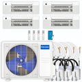 39,000 BTU 4 Zone Ceiling Cassette Ductless Air Conditioner and Heat Pump I247