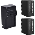 2x 6600mAh Batteries and Charger Kit J74374