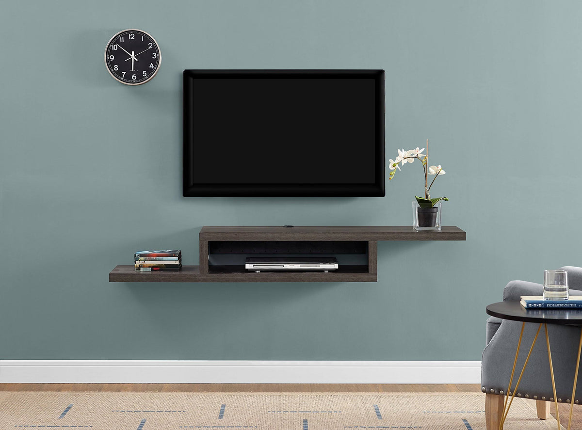 60inch Skyline Walnut Wall Mounted TV Console E328286