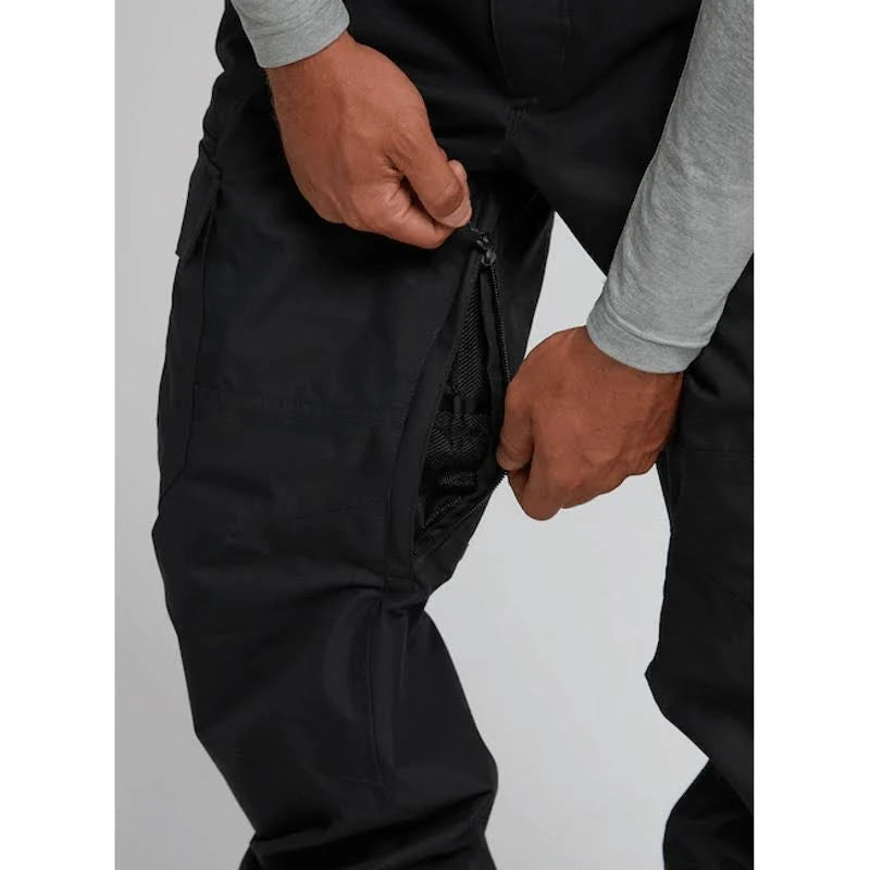 Men's Regular Fit Cargo Pant, Large, Black Z56102
