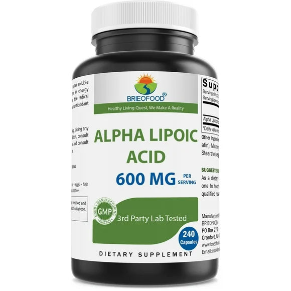 Alpha Lipoic Acid 600mg 240 Capsules R137177