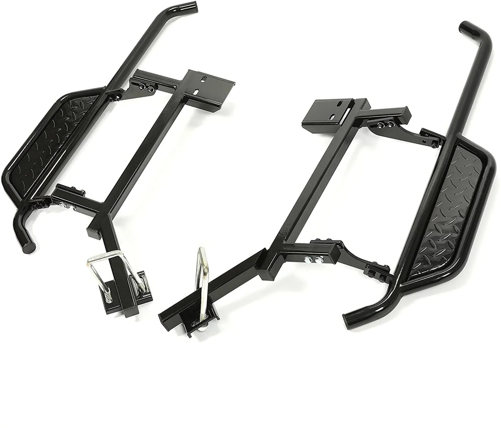 Black Steel Nerf Bars Step Down Kit M27159