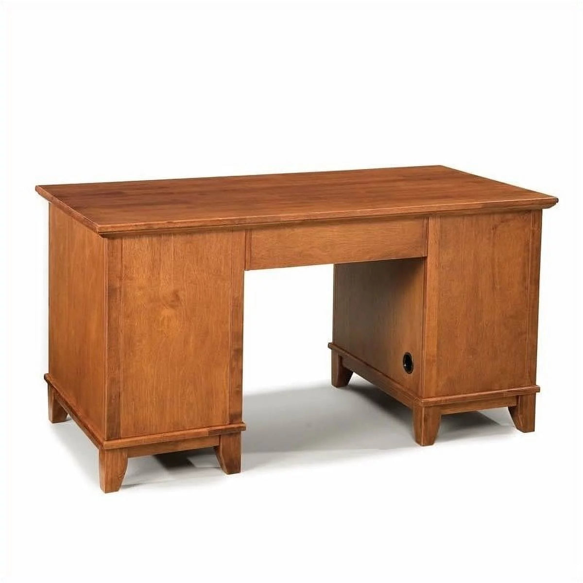 Cottage Oak Pedestal Storage Computer Desk D83951